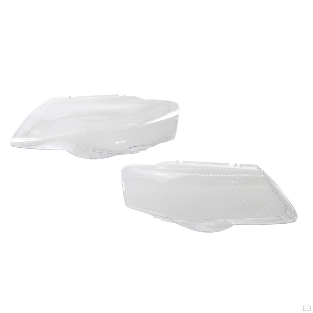 1 Pair Car Left & Right Headlight Protective Shell, Fit for B6 2006-2011,