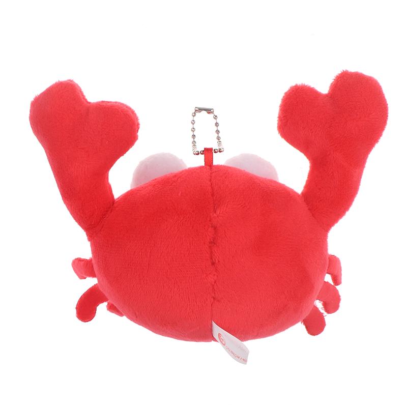 Red Crab Plush Toy Pendant Keychain Stuffed Plush Toy Cute Animal Stuffed Plush