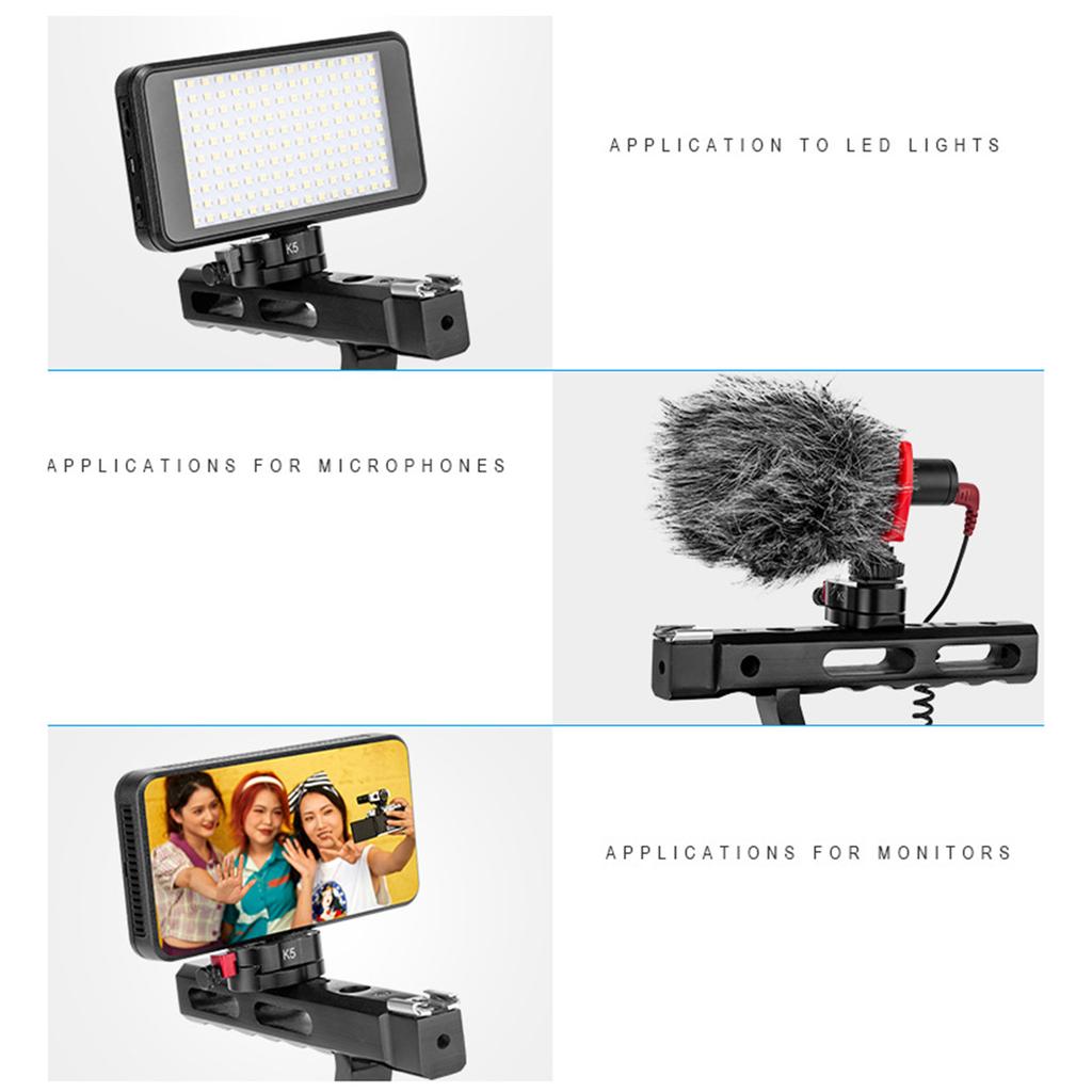 Quick Release Plate Mini Field Monitor Quick Release Plate For Lcd Monitor Magic Arm Led Light Camera Camcorders Rig