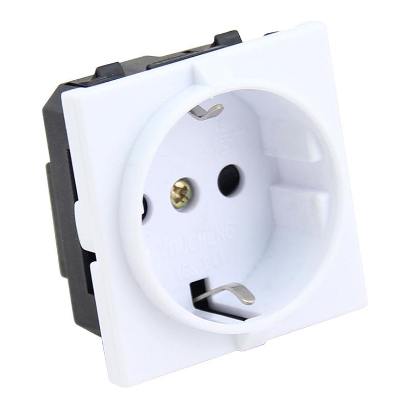 European & German Style Card Type Socket, French Flush-Mounted Socket, American Style Socket Adapter