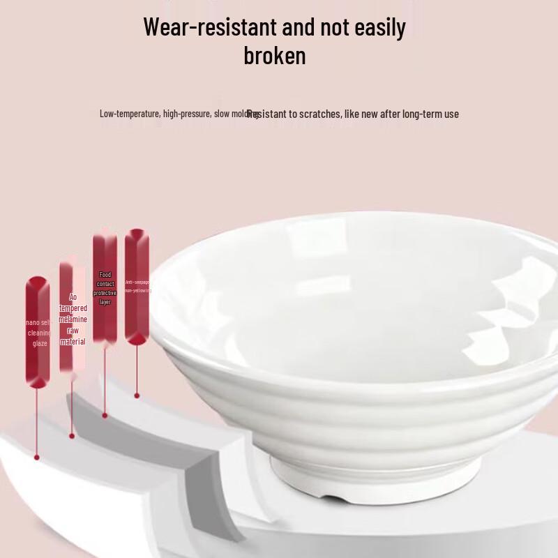 Langxi Thickened Melamine Bowl Set