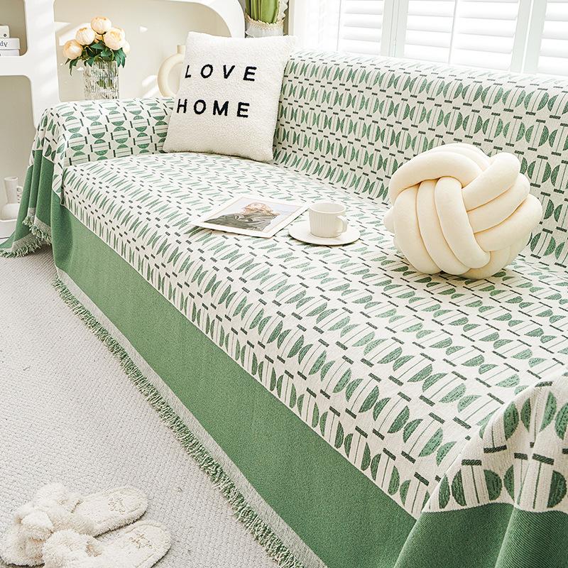 

Высококачественное скандинавское полотенце для дивана из синели с полным покрытием, универсальный чехол для четырех сезонов, нескользящий универсальный чехол для дивана, универсальный чехол 180*130cm