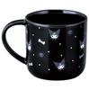 Sanrio Characters (SANRIO) Mug, 350ml, Diameter: Approx. 9 X 8cm, Kuromi Dot Design, Microwave Safe, Made In Japan, Black, SAN182-11