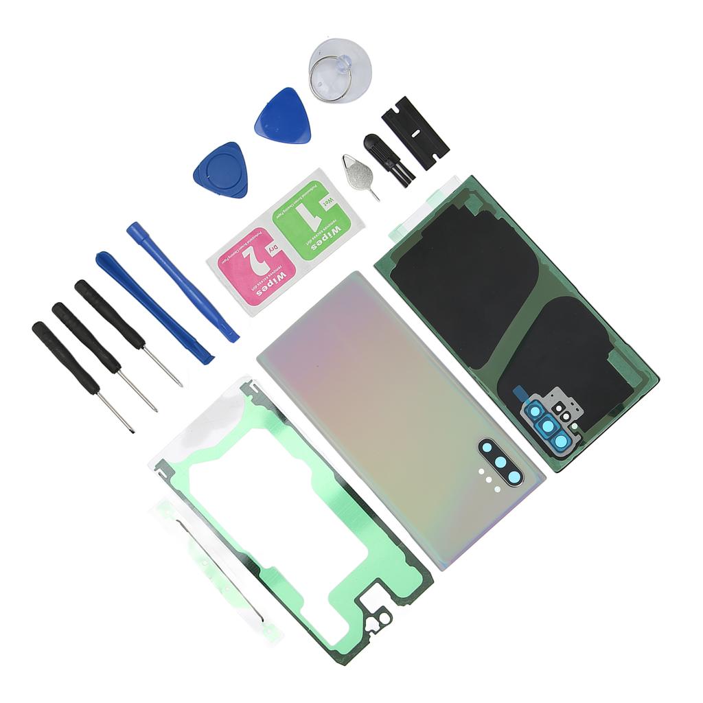 Rear Glass Cover Replacement Perfect Fit Front Outer Glass Screen Cover for Samsung Galaxy Note 10 Plus Colorful
