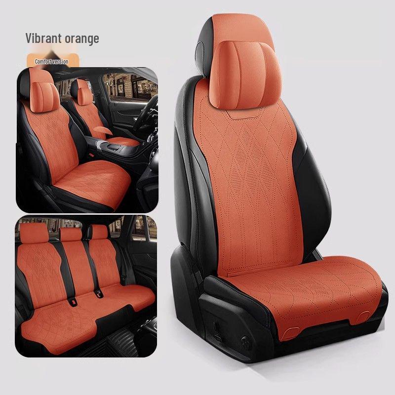 Volkswagen Käfer Vier Jahreszeiten Wildleder Sitzkissen: Atmungsaktive, Belüftete, Dünne Sattelunterlage.