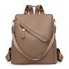Outdoor Travel Bag PU Women's Large Capacity Backpack Multifunctional Shoulder Bag