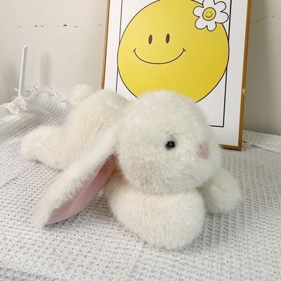 Cute Rabbit Doll Car Accessories Girls Gift Pendant Cute Jade Rabbit Simulation Plush Toy