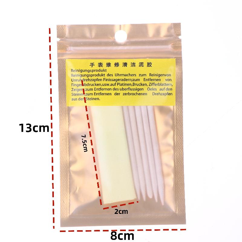 1 Set Uhrenreiniger Gummi-Knete Reiniger Uhrwerk Reinigungsmasse Armbanduhr Dekontamination Reparaturwerkzeug Uhr Zubehör