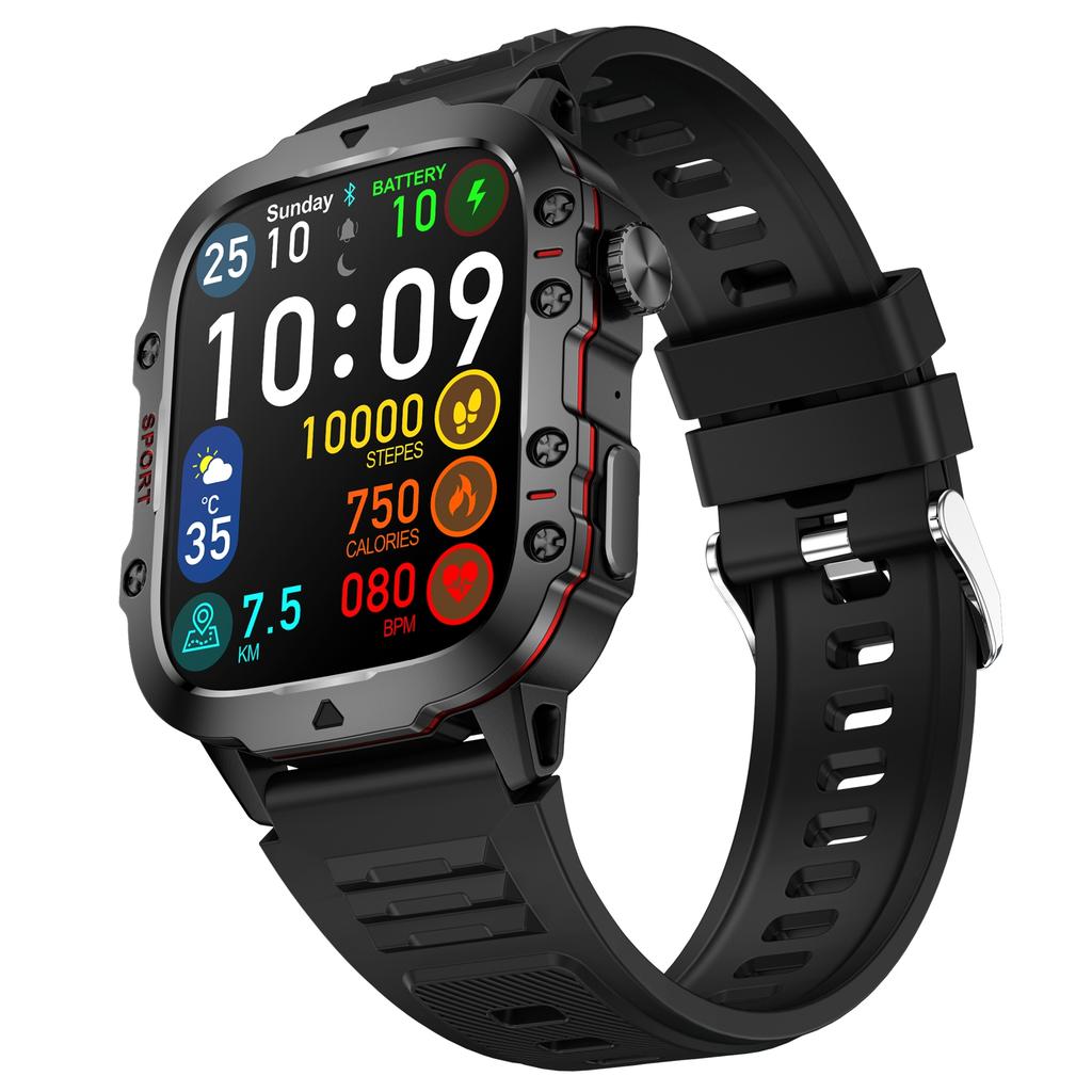 Smartwatch for Women and Men BT Answer Make Call Health Monitoring Sports Watch 1.96  High Clear Display