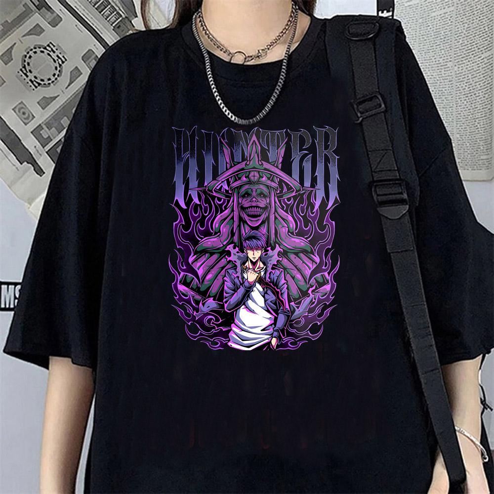 Solo Leveling T-Shirt Sung Jinwoo New Anime Manga Tshirt Men Women Clothing Short Sleeve Cartoon T Shirt
