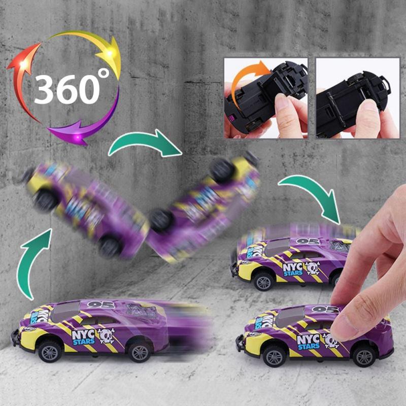 Vynikající kovové Iron Impact Rebound Ejection Auto Dětské zatahovací auto Dětské autíčko Model auta (6 ks Baleno)