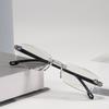 Rimless Photochromic HD Anti-Blue Light Zoom Reading Glasses for Men & Women