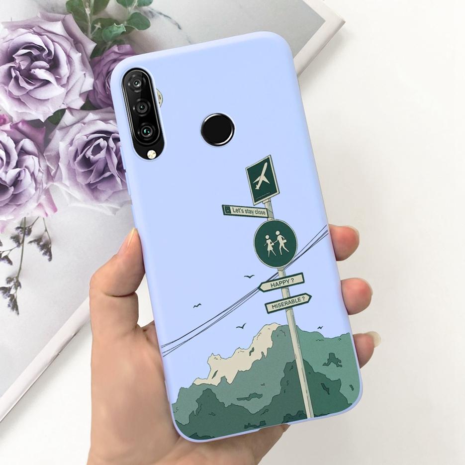For Huawei P30 Lite Case Cute Dinosaur Cartoon Cover Soft TPU Phone Case For Huawei P30 Pro P 30 Lite P30Lite Shell Fundas Coque
