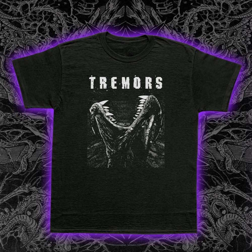 Tremors T-Shirt 90s Cult Horror Film Tee Graboid Monster Movie Unisex Shirt