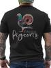 Men'S T-Shirt Featuring a Playful for Pigeon Design On The Back - Perfect for Those Who Enjoy for Pigeon Racing