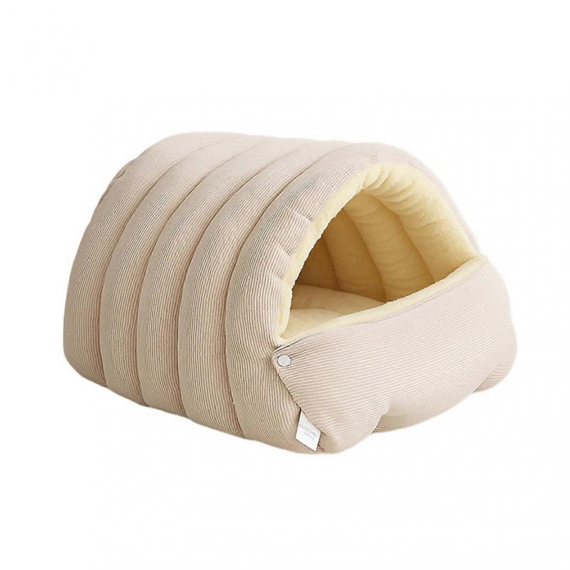 Cat Sleeping Bed for Winter Use Breathable Cozy Cat Cave Bed Peaceful Bedroom Bedside