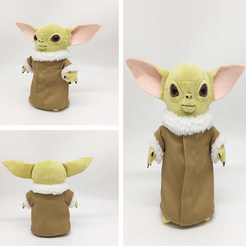 Adorable 25cm Baby Yoda Plush Doll From The Mandalorian With Removable Clothes
