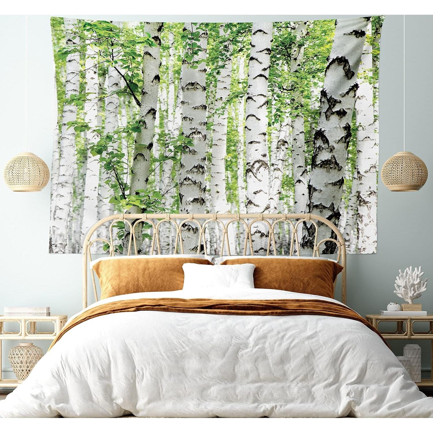 Tapestry of forest birches in 75x100