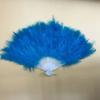 Soft Fluffy Lady Burlesque Wedding Hand Fancy Dress Costume Dance Feather Portable Fan Chinese Decoration Weddings Decorative