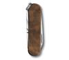 VICTORINOX Classic SD Wood Schweizer Taschenmesser Multifunktionsmesser Outdoor Camping Schere mit Schlitzschraubendreher Ausgestattet mit Nagelfeile Schweizer