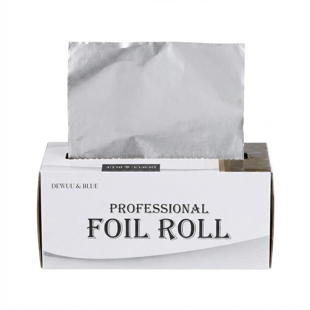 Aluminum Hairdressing Foil for Dyeing Hair Strands In a Roll 800G