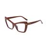 T-cat Eye Frame  New Anti-blue Light Mirror Female Fashion Retro Ins Lens Frame