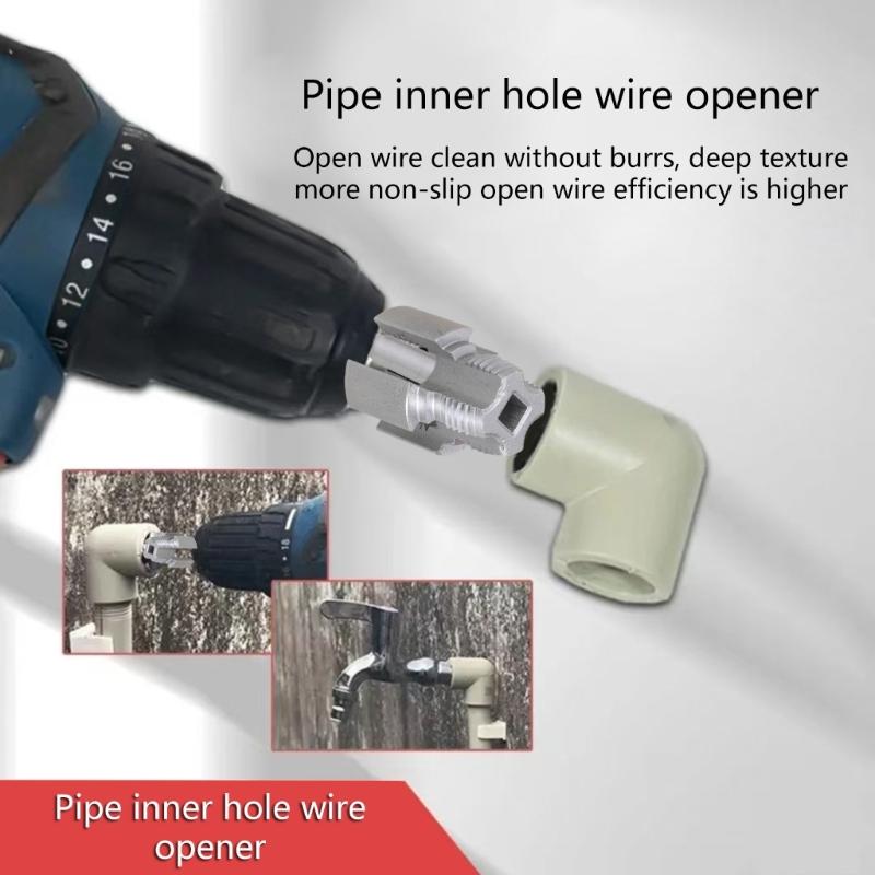 Pipes Threading Set 2 Standard Size Carbon Steel Cutter Hex Shank Compatibility Plumbing Maintenance Tool