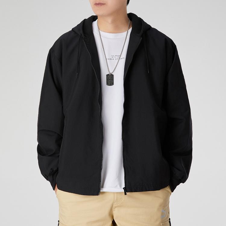 PUMA Full-Zip Hooded Jacket 'Black' Men's 530273-01