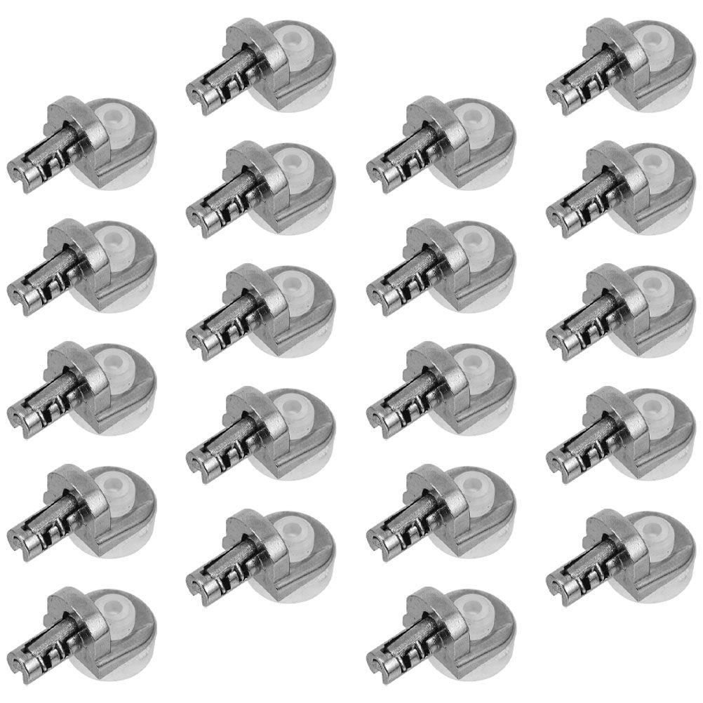 20 Stück Regalbodenträger Metallschrankhalter für Regale mit Saugnäpfen Vielseitige Regalhalterungsstifte für Küchenspeisekammer
