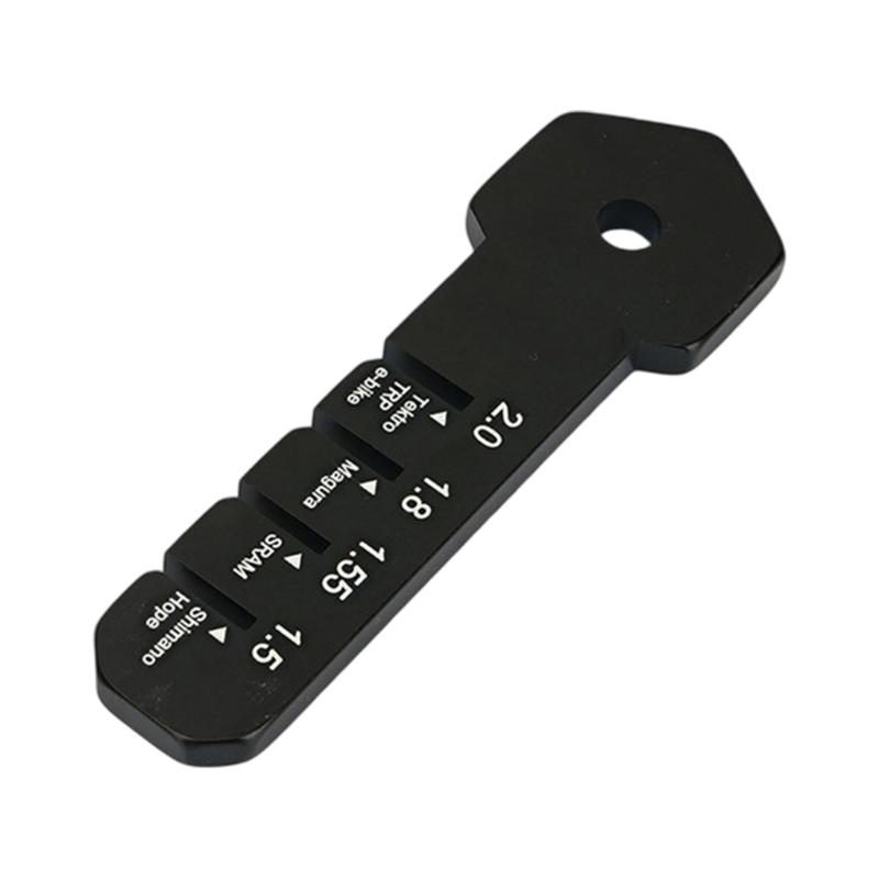 

Bike Disc Brake Rotor Gauge Tool For Rotor Thickness Diameter Measurement And Wear Inspection Ergonomic Portable Design 1
