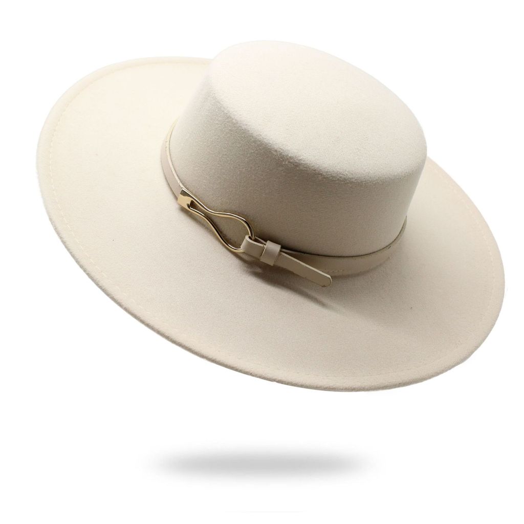 Wool Felt Panama Hat With Wide Brim For Men And Women Perfect For Outdoor And Gift Use