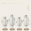 316 Stainless Steel Vacuum Flask – 300ml/420ml Travel Thermos Bottle with Dual Lids for Coffee & Ice Water