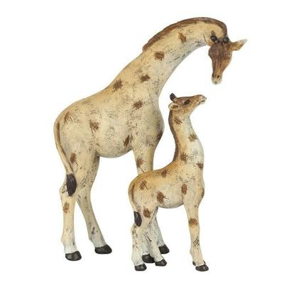 Stand Uzun Zürafa Anne Ve Bebek Süsü