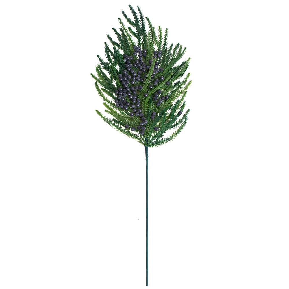 

Имитация сосновых иголок Норфолкская сосна Одиночные рождественские декоративные сосновые иголки, искусственные сосновые иголки Одиночные рождественские 45CM