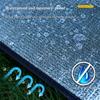 Mata Kempingowa Piankowa Koc Folia Aluminiowa Izolacja Piankowa Mata Folia Podkładka do Spania Termiczna Outdoor Namiot Footprint Odbijająca Ciepło