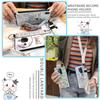 Back Cover Dirt-resistant Phone Case For ZTE Nubia Focus Pro 5G Cute Wrist Strap Lanyard Cartoon Phone Holder Anti-dust