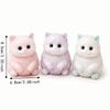 TPR-Material Katze Quetschspielzeug Schnelle Rückfederung Katze Quetschpuppe Klebriges Spielzeug Katze Fidget Spielzeug Geschenkidee