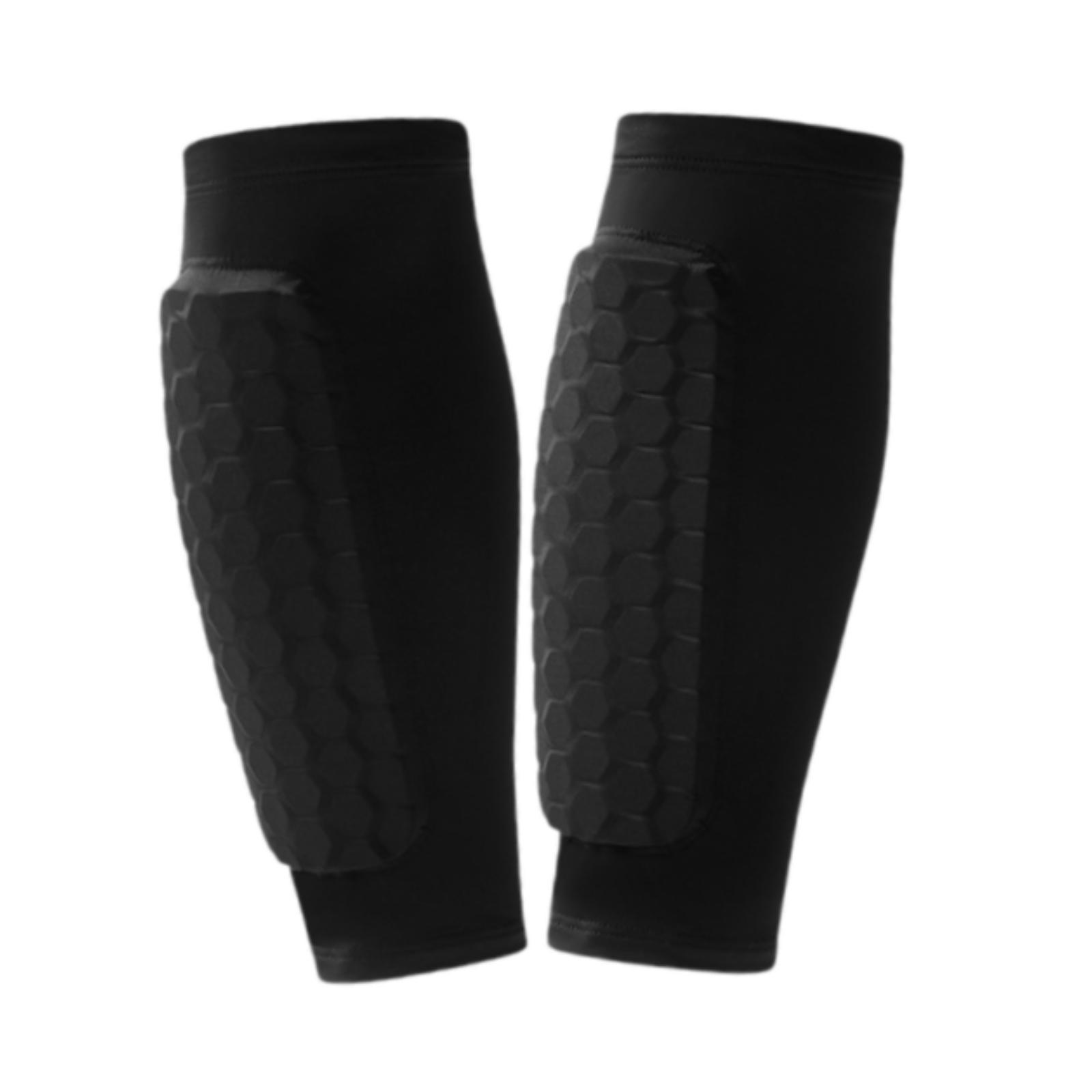 

Ski Shin Guards Gel Protective Sleeve Professional Crashproof Shin Guards for Skiing Sport Soccer Shin Guard XL