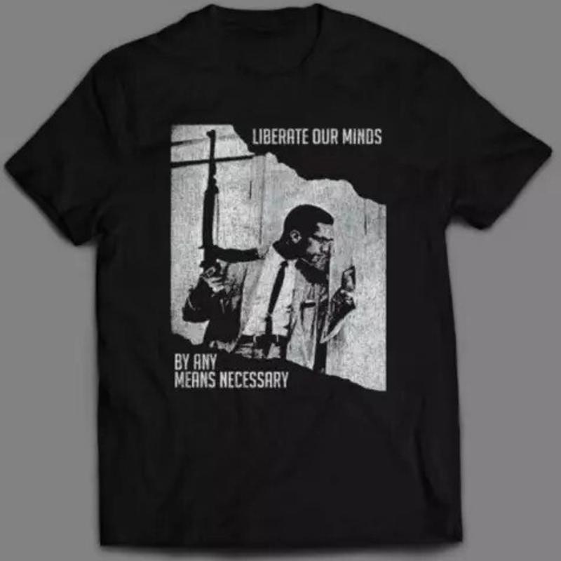 Malcolm X t-shirt Art graphique complet taille chaude S 5Xl