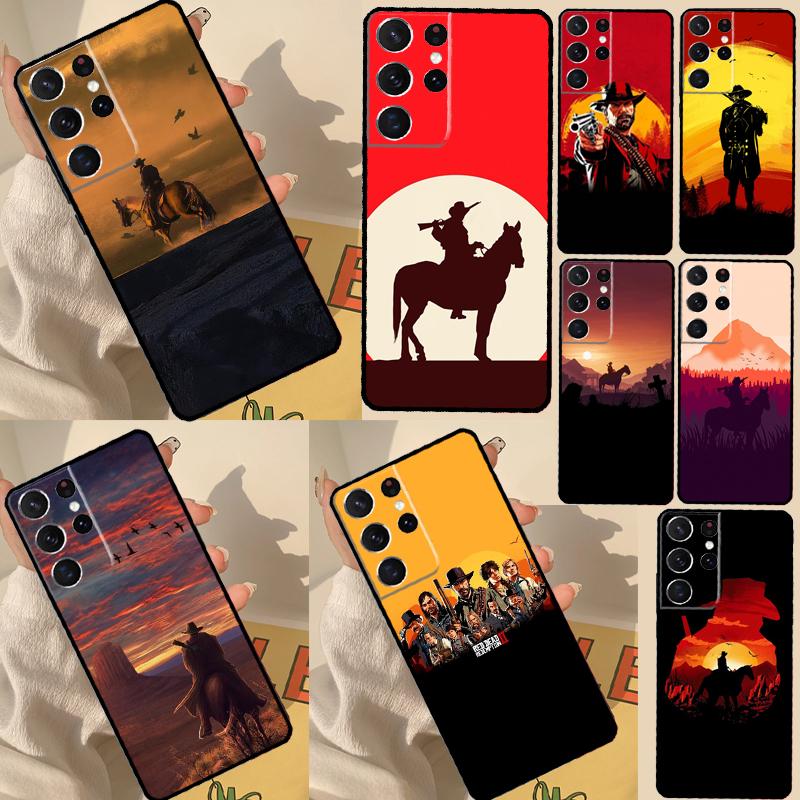 Red Dead Redemption 2 Case For Samsung Galaxy S23 S20 FE S21 S22 Ultra Note 20 S10e S8 S9 S10 Note 10 Plus Cover