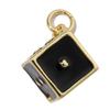 Pack of 3 Heart/Horseshoe/Dices Poker Card Pendants Accessories for Necklace and Earrings Copper Jewelry Components