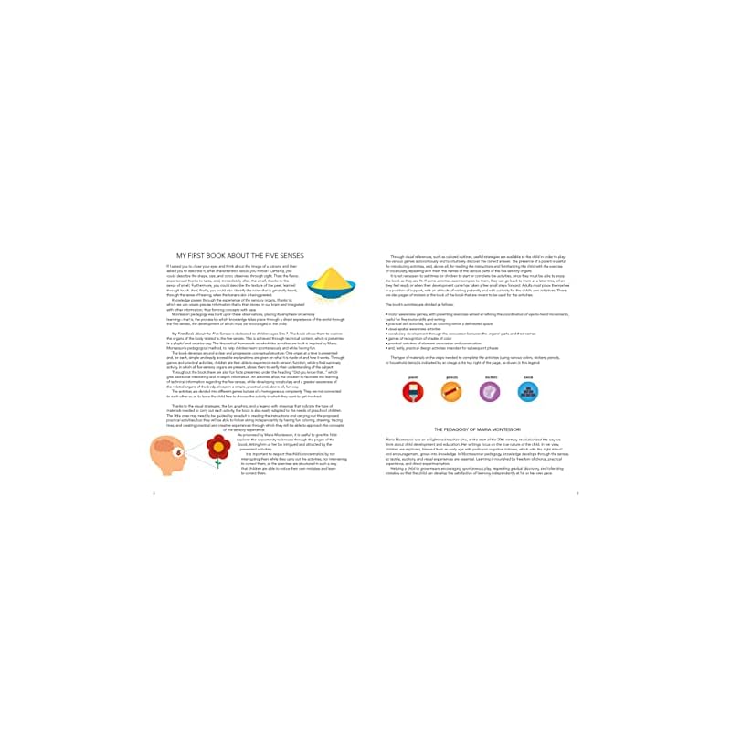 My First Book about the Five Senses: Montessori Activity Book