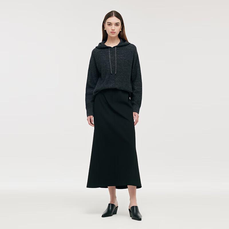 GOELIA Women's Cashmere Blend Hooded Sweater