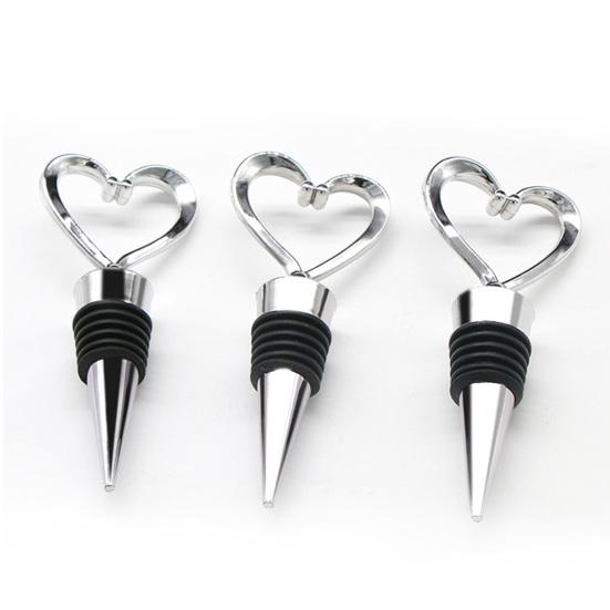Tappi per bottiglie a forma di cuore e palla in sughero per vino rosso Conservatore per champagne per amanti del vino Accessori per vino Regali per Natale Compleanni