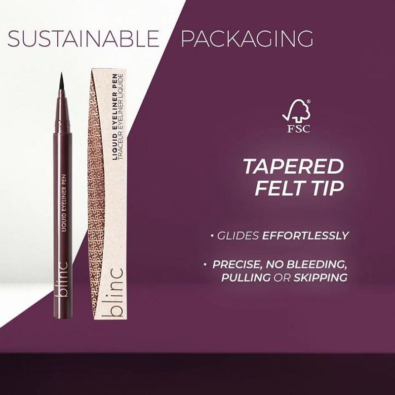 blinc - Tubing Liquid Eyeliner Pen | Tapered Felt Tip