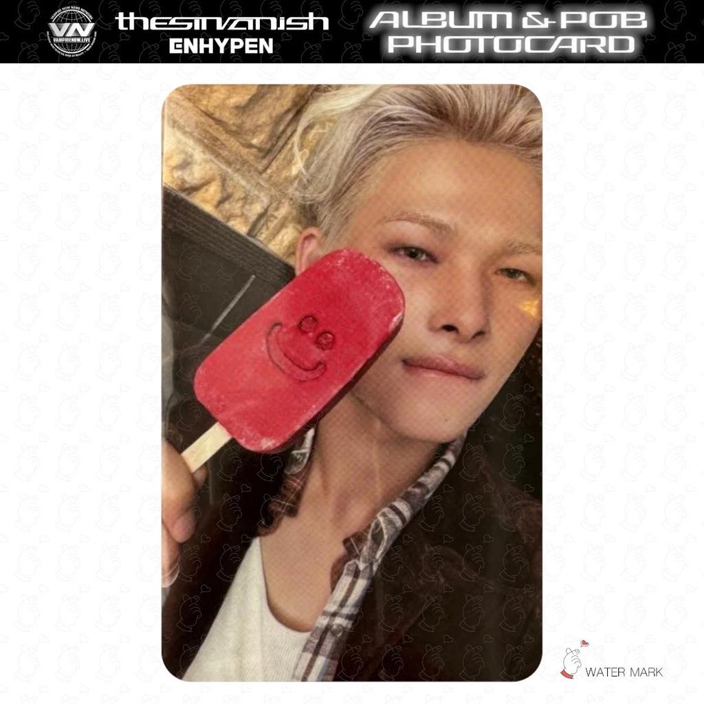 VORBESTELLUNG ENHYPEN THE SIN VANISH ALBUM Fotokarte Japan POB Glücksziehung OFFIZIELL FORBIDDEN AFTERLIGHT STORM FUGITIVES