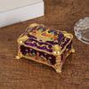 Embossed Castle Jewelry Storage Box Mini Portable Ring Storage Jar  Gifts For Friends