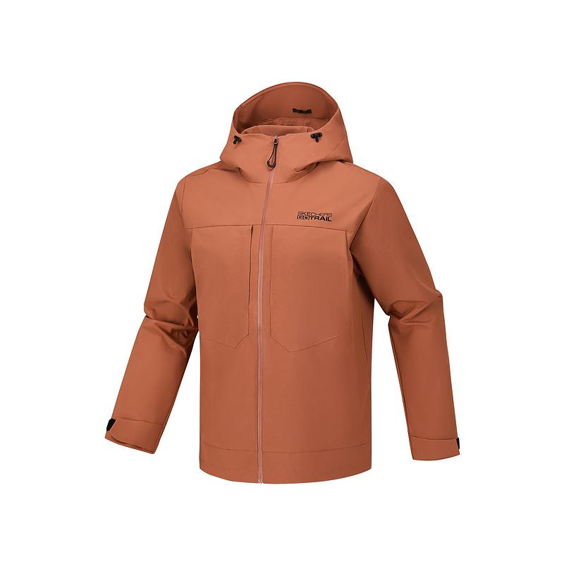 Skechers Soft Comfortable Breathable Skin-Friendly Solid Color Jacket Men jackets P226M136-0614 XL