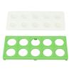 Ravioli Maker Press 10 Holes Iron ABS Durable Square Ravioli Maker for Home Dumpling Making Green