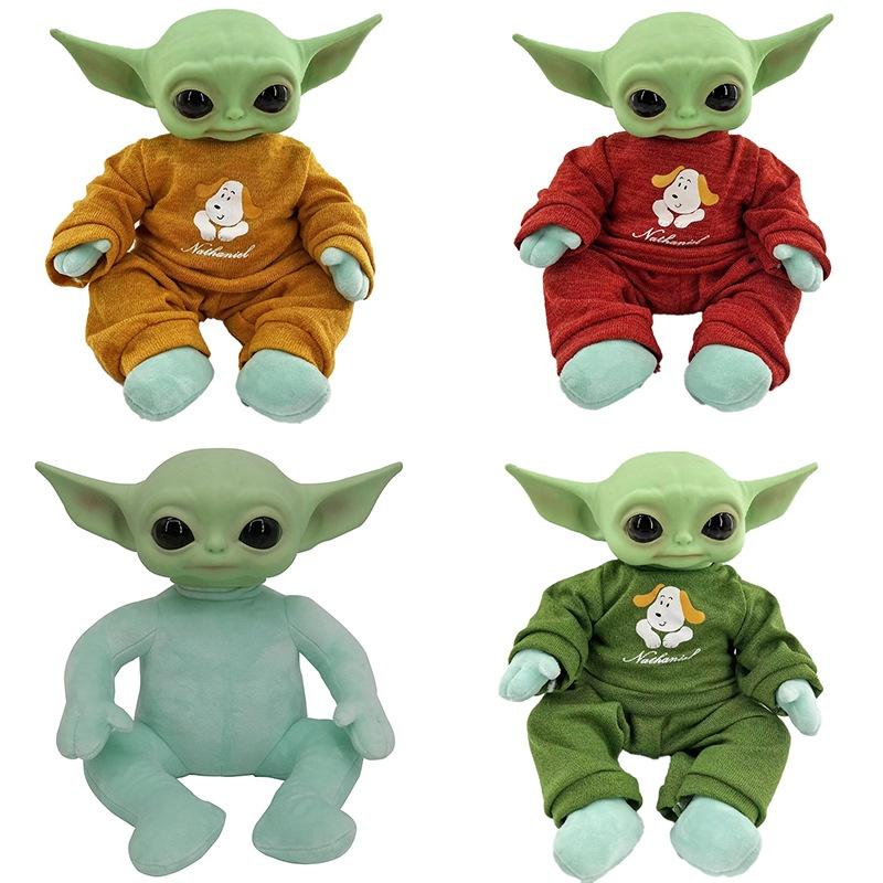 Yoda Baby Plush Doll Mandalorian Christmas Infant Toy Alien Figurine